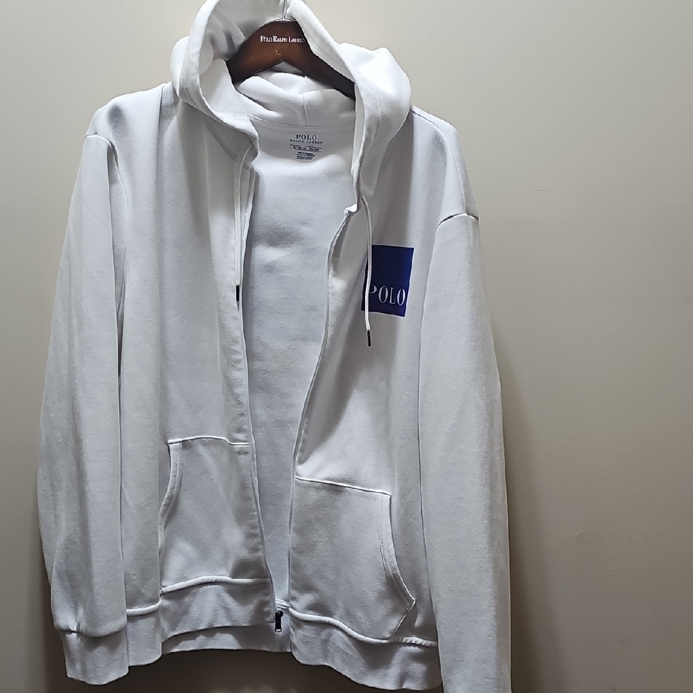 Polo by Ralph Lauren White Garment with Blue Text (88)